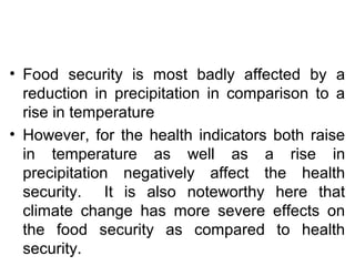 Climate Change and Human Insecurity in South Asia | PPT