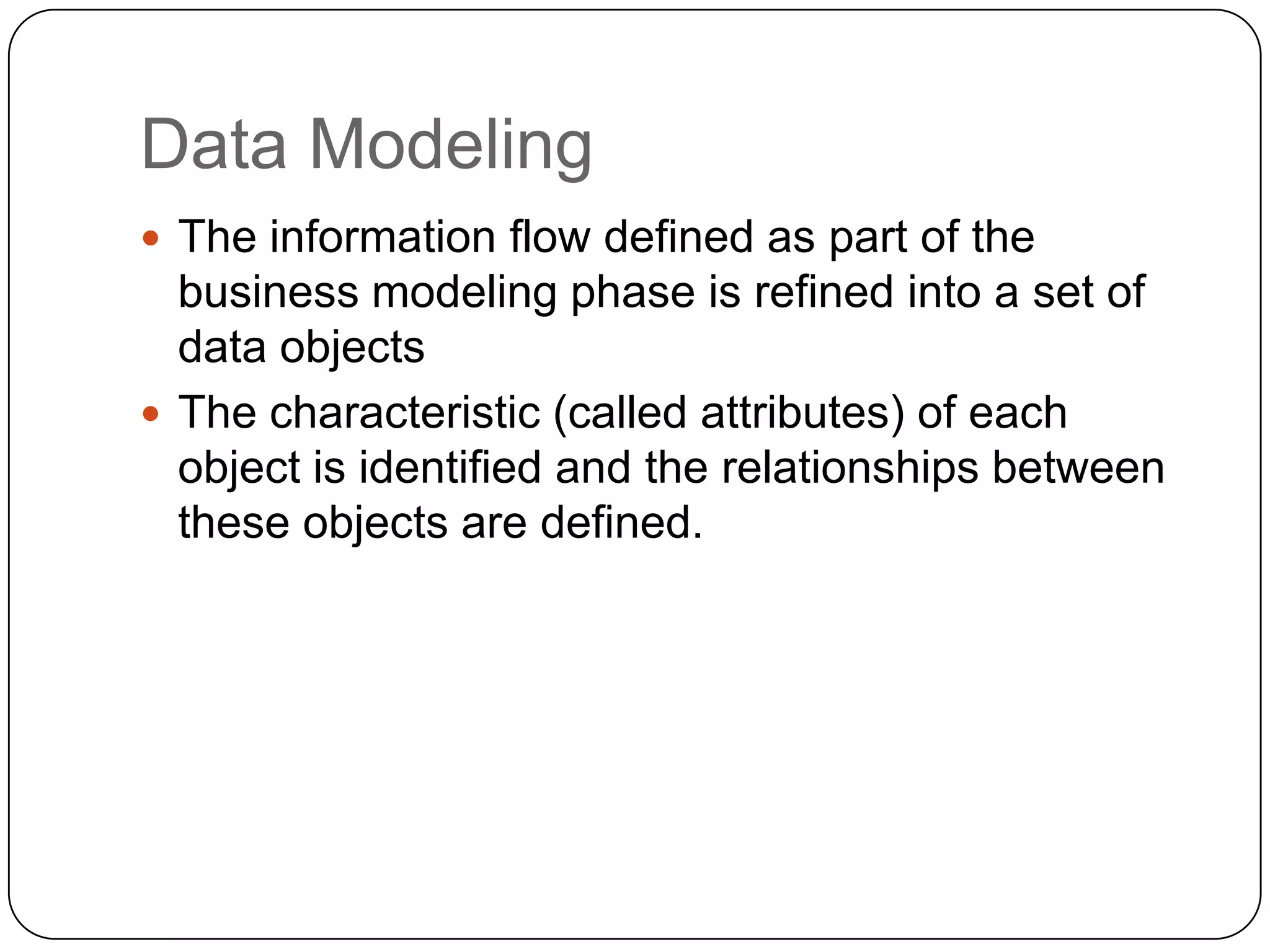 What information drives the business process?