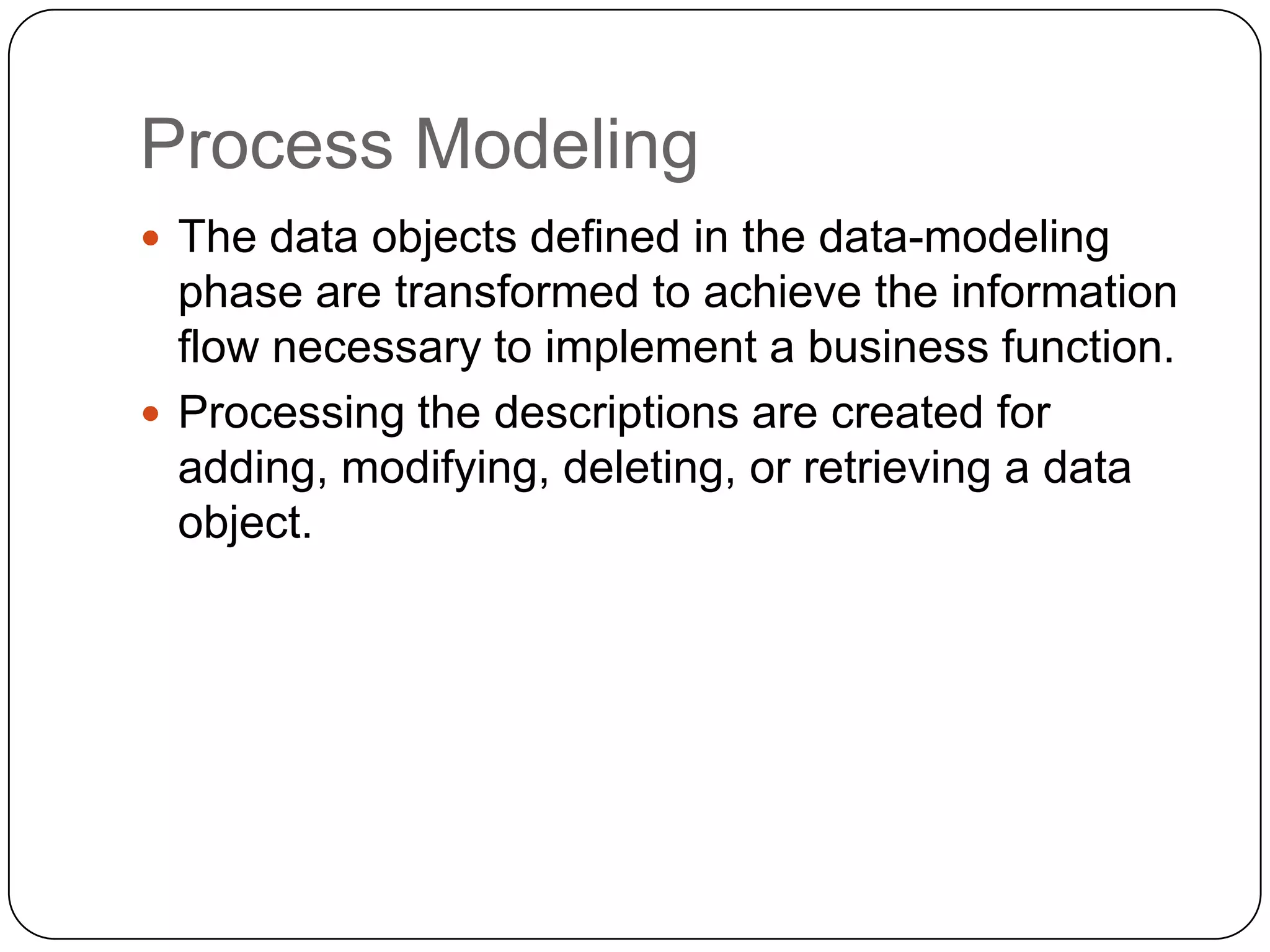 What information is generated? 