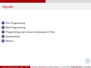 Software Development Practices Patterns | PPT | Free Download