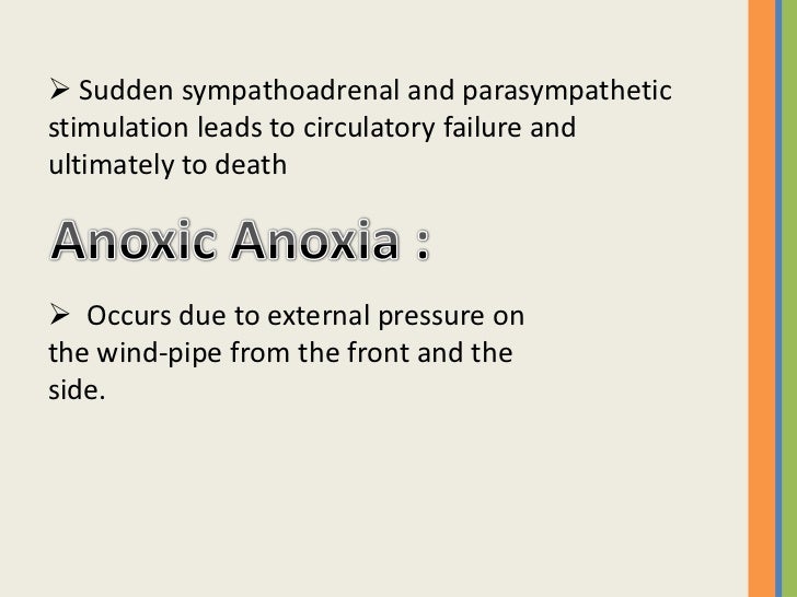 Throttling, Choking and environmental asphyxia
