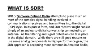 Software Define Radio - Ham Radio Cebu | PPT