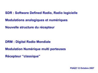 Software Defined Radio - SDR | PPS