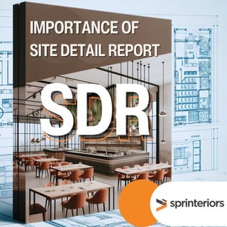 IMPORTANCE OF
SITE DETAIL REPORT
IMPORTANCEOF
IMPORTANCEOF
IMPORTANCEOF
SITEDETAILREPORT
SITEDETAILREPORT
SITEDETAILREPORT
SDR
SDR
SDR
SDR
 