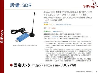 ©SIProp Project, 2006-2017 14
これからの超小型衛星の在り方
今後、超小型衛星の軌道滞在数は数万台になる
無線(電波)について
衛星が発信する電波は、ビーコン(CW)のみとなる
データ系は、通信専用衛星により通信される
あり方について
各種企業や団体による運用も始まり、身近なものとなる
必要な機能の絞り込み
無線(電波)について
「受信」と「CW」のみ対応
あり方について
誰でも体験できることが重要
(アマチュア)無線免許不要
安価であること
 