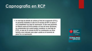 Capnografia en RCP
 