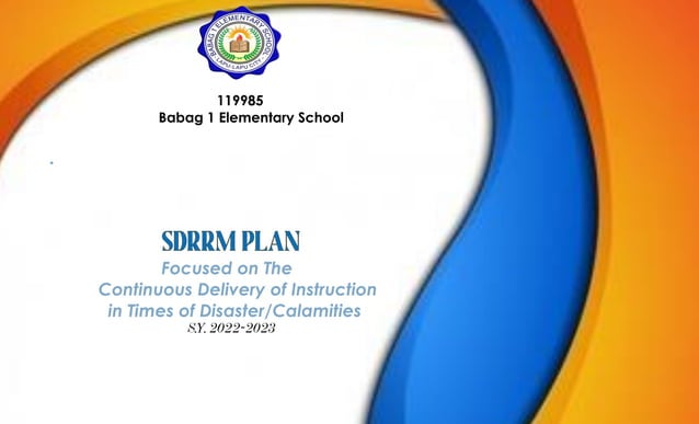 SDRRM for teachers and learners PLAN.pdf