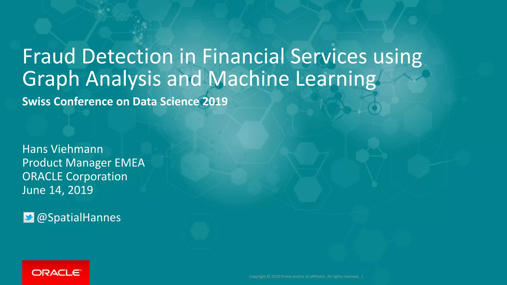 Fraud Detection in Financial Services using Graph Analysis and Machine ...