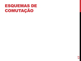 17

ESQUEMAS DE
COMUTAÇÃO

 