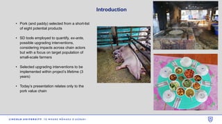 A pro-poor approach to upgrade value chains in Tanintharyi region of Myanmar