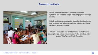 A pro-poor approach to upgrade value chains in Tanintharyi region of Myanmar