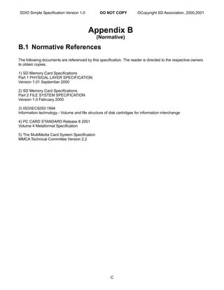 Sd sdio specsv1 | PDF