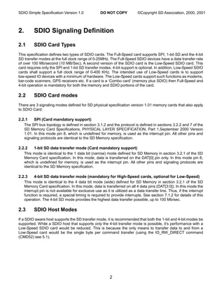 Sd sdio specsv1 | PDF