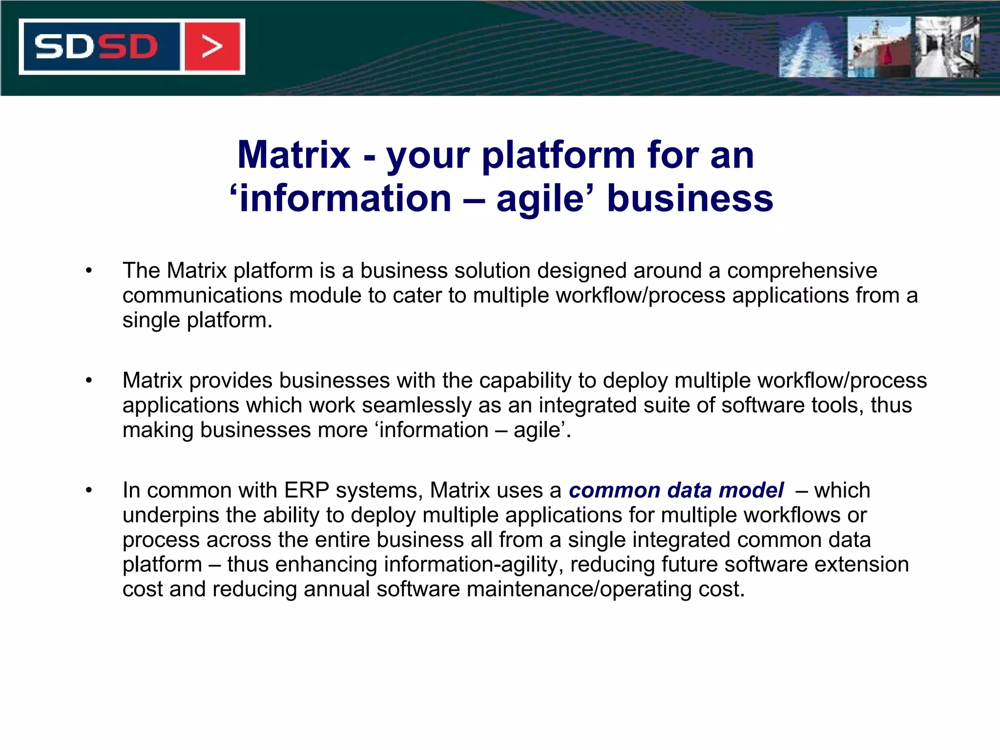 Sdsd Matrix Demo Positioning Presentation | PPT
