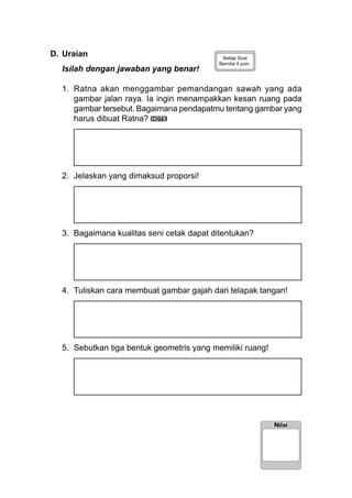 SD Seni Rupa 3 Sumatif Tengah Semester.pdf