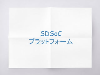 SDSoC
プラットフォーム
 