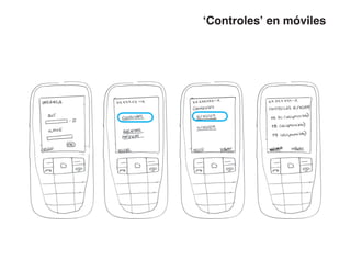 ‘Controles’ en móviles
 