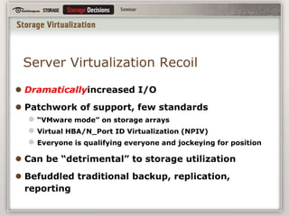 Blocks are “copy-on-write” with checksums for snapshots, clones, authentication