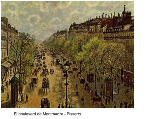 El boulevard de Montmartre - Pissarro
 