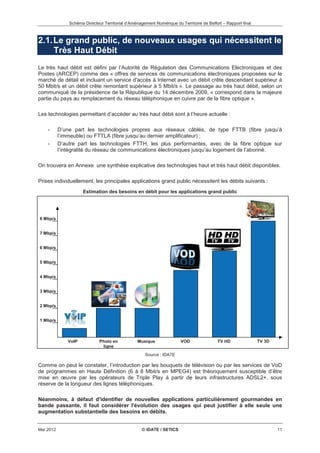 Schéma Directeur Territorial d’Aménagement Numérique du Territoire de Belfort – Rapport final 
2.1. Le grand public, de no...