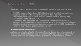 SDTM Fnal Detail Training | PPTX