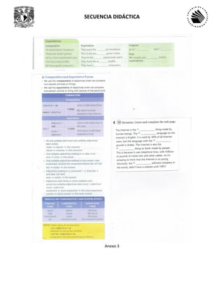 SECUENCIA DIDÁCTICA
Anexo 3
 