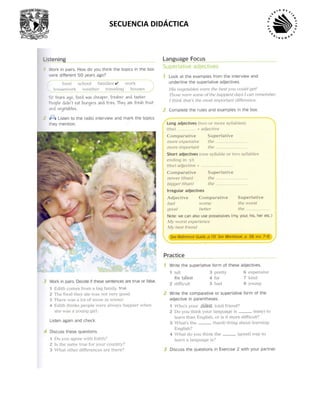 SECUENCIA DIDÁCTICA
 