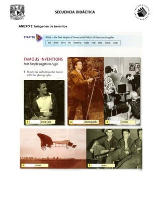 SECUENCIA DIDÁCTICA
ANEXO 2. Imágenes de inventos
 