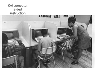 CAI computer
aided
instruction
 