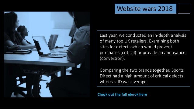 Digivante: Website wars JD sports vs Sports Direct