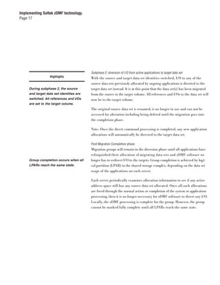 Implementing Softek zDMF technology. | PDF