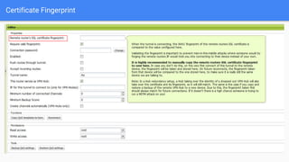Certificate Fingerprint
 
