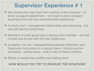 SDW Training - &quot;What It Takes To Be A Supervisor&quot; - Keynote