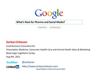 What’s Next for Pharma and Social Media?