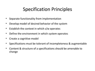 Requirement specification (SRS) | PPT