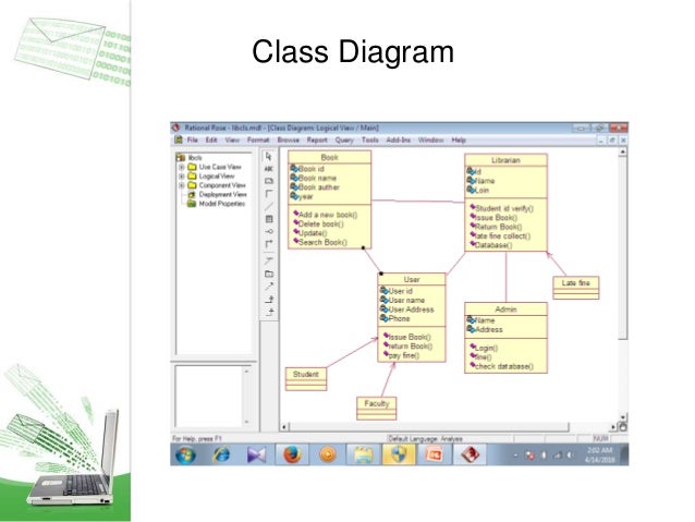 Library management (use case diagram Software engineering)