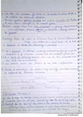 Software Engineering (SE) Notes | PDF