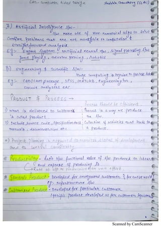 Software Engineering (SE) Notes | PDF