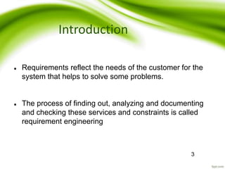 Software Engineering requirements | PPTX