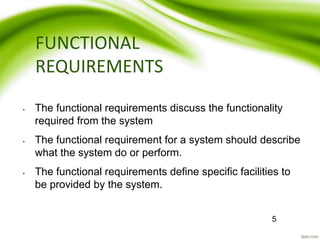 Software Engineering requirements | PPTX