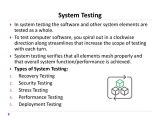 Different Software Testing Types and CMM Standard | PPT