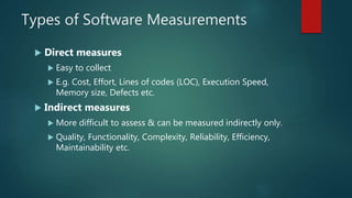 software metrics(process,project,product) | PPT