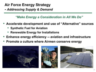 Organizational Awards Received by the Air Force
(2005-2007)


Green Power Partner of the Year Award
- Department of Energ...