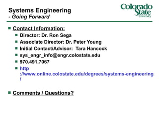 Systems Engineering
- Class Enrollment Fall 2013

69

 
