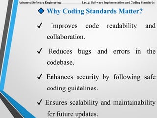 Comprehensive Guide to Software Implementation and Coding Standards for ...
