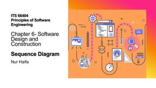 ITS 66404
Principles of Software
Engineering
Nur Haifa
Chapter 6- Software
Design and
Construction
Sequence Diagram
 