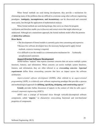 Software Engineering notes with all diagrams | PDF