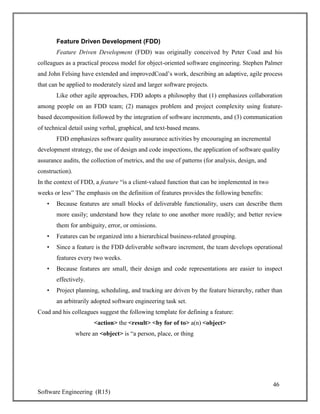 Adaptive R15 Software Engineering notes with all diagrams | PDF