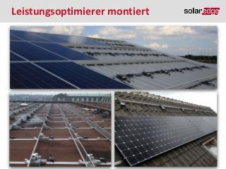 Leistungsoptimierer montiert

©2013 SolarEdge

| 43

 
