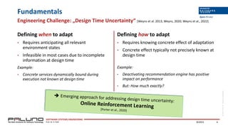 Explainable Online Reinforcement Learning for Adaptive Systems | PPT